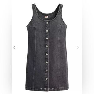 Levi's Charcoal Denim Sleeveless Dress